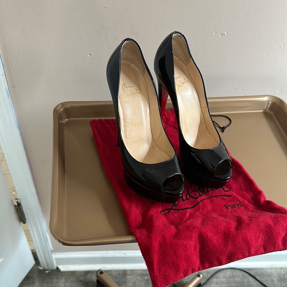Christian Louboutin Black High Heel Pumps
